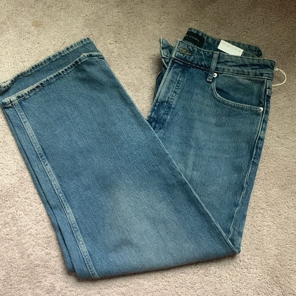 Free Assembly - The Super High Crop Wife Straight Jeans Sz 10 - Picture 5 of 11